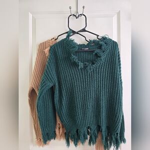 Fashion Nova Distressed Sweater Bundle